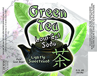 Green Tea Light Soda